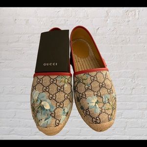 Gucci GG Supreme Blooms Espadrilles